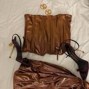 Bronze 2 piece Corset